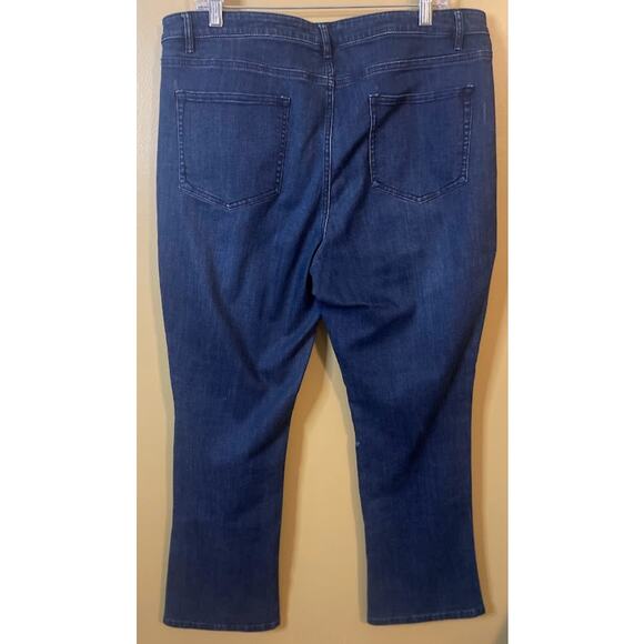 J.Jill Smooth-Fit Barely Boot Cut Jeans Size 16 - Picture 5 of 7